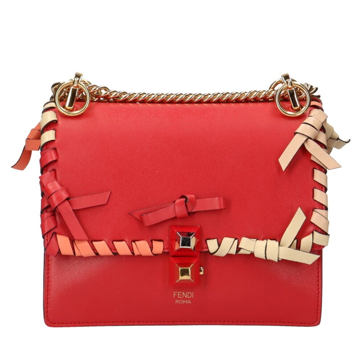 Fendi mini canai shoulder bag calf ladies