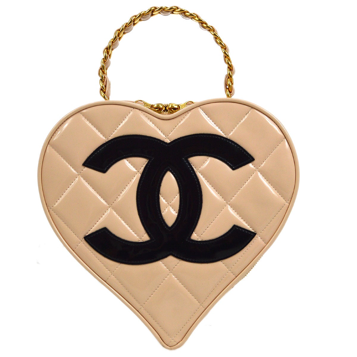 CHANEL * 1995 Heart Vanity Handbag