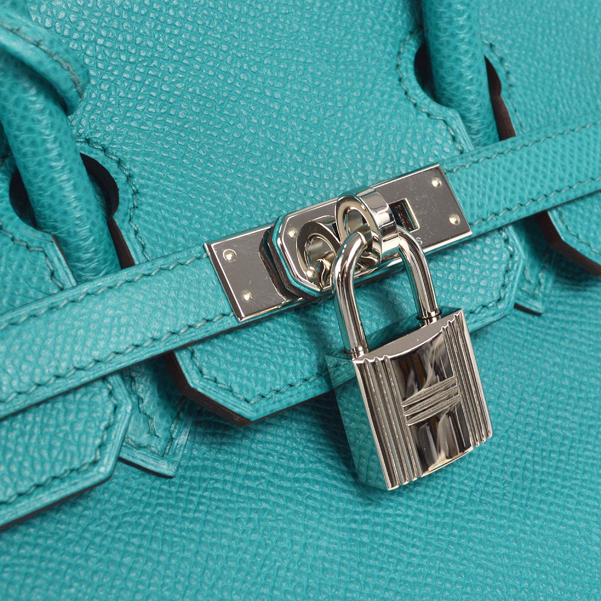 HERMES  2012 BIRKIN 25 Blue Paon Veau Epsom