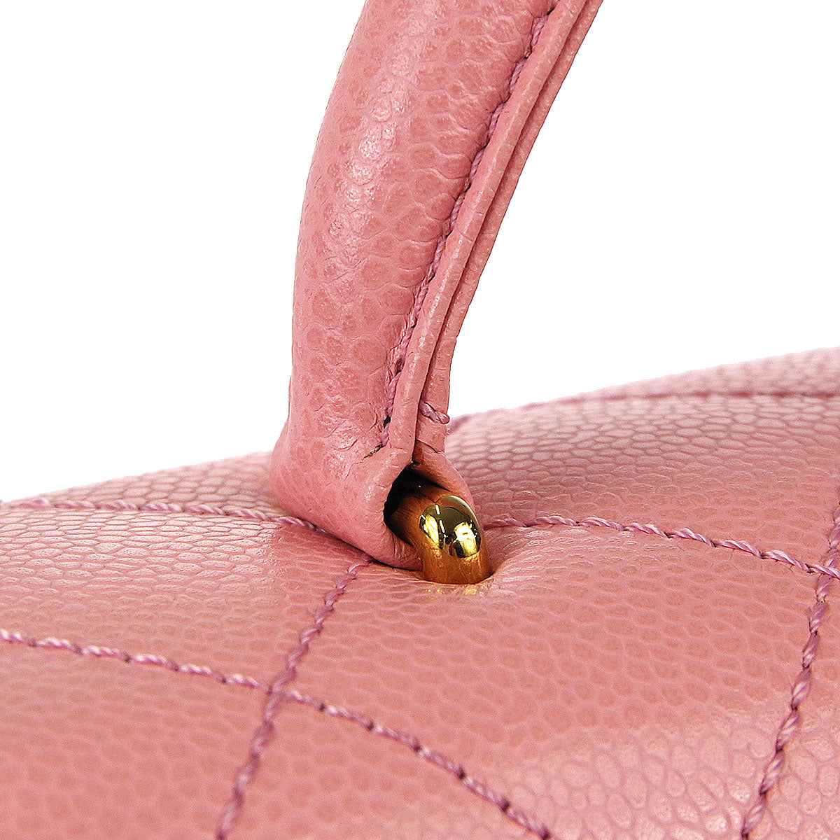 Chanel * Kelly Handbag Pink Caviar