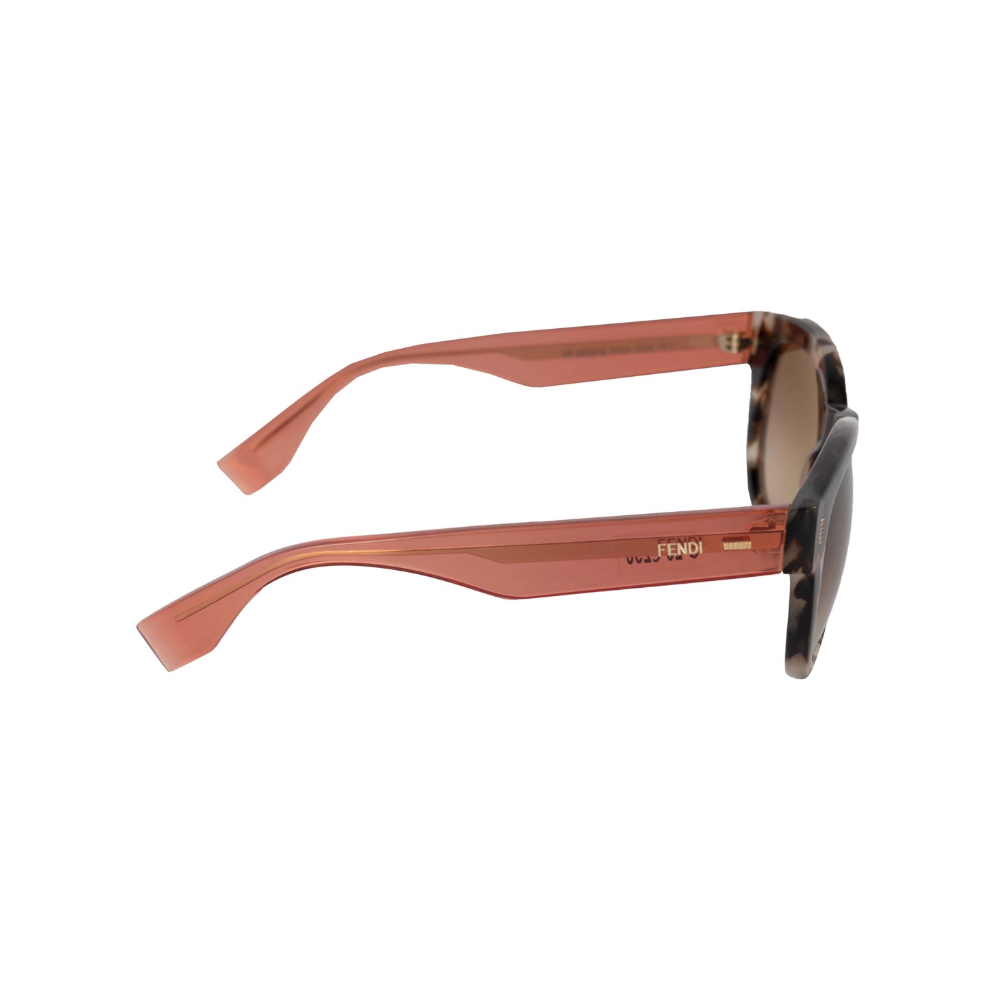 Fendi Acetate and Tortoiseshell Colorblock Sunglasses - '10s