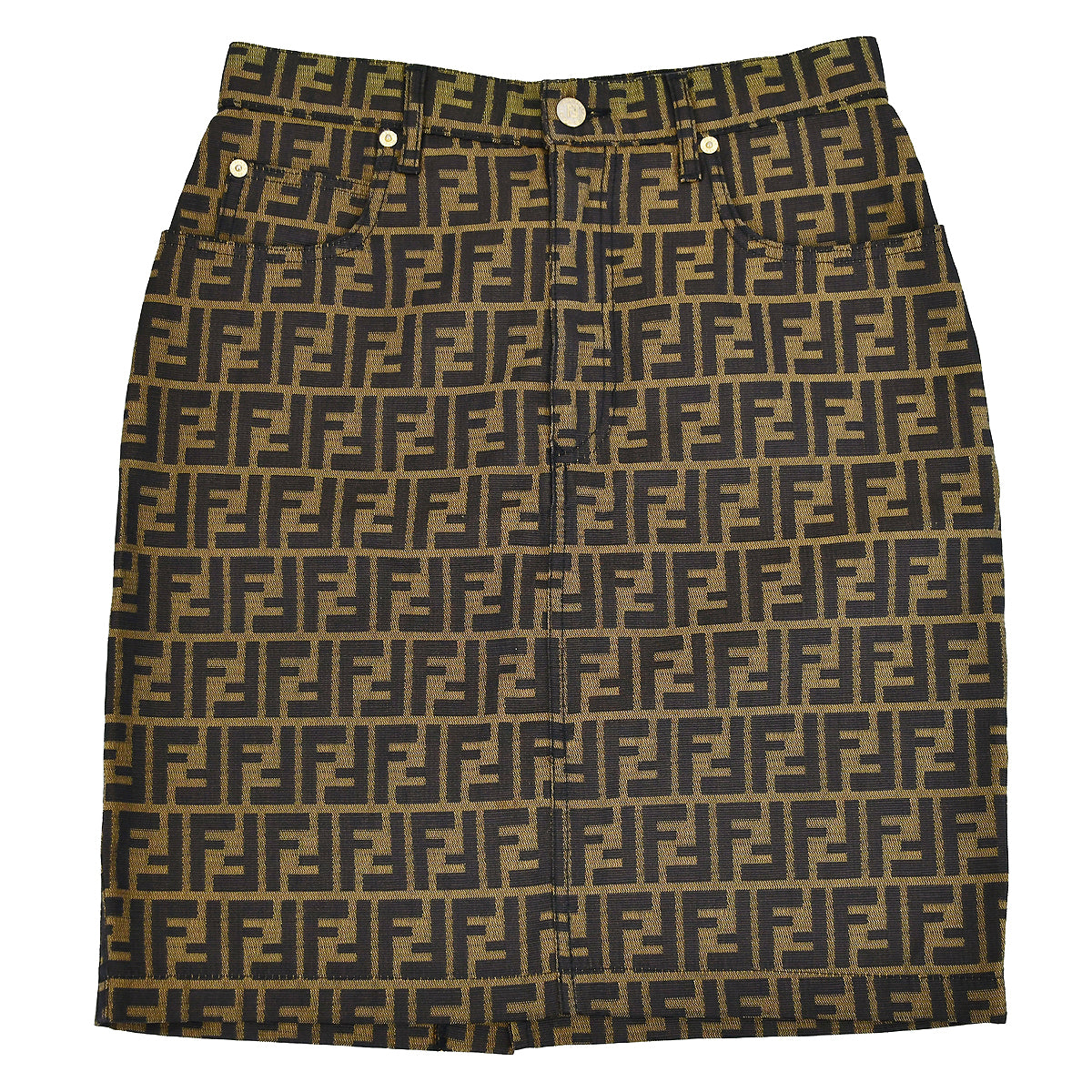 Fendi Zucca-monogram miniskirt #46