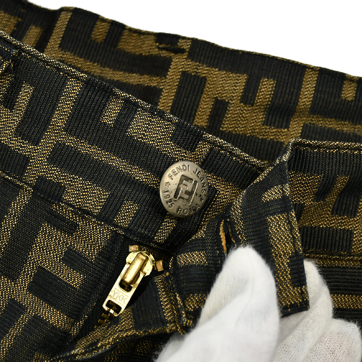 Fendi Zucca Long Pants Brown #43