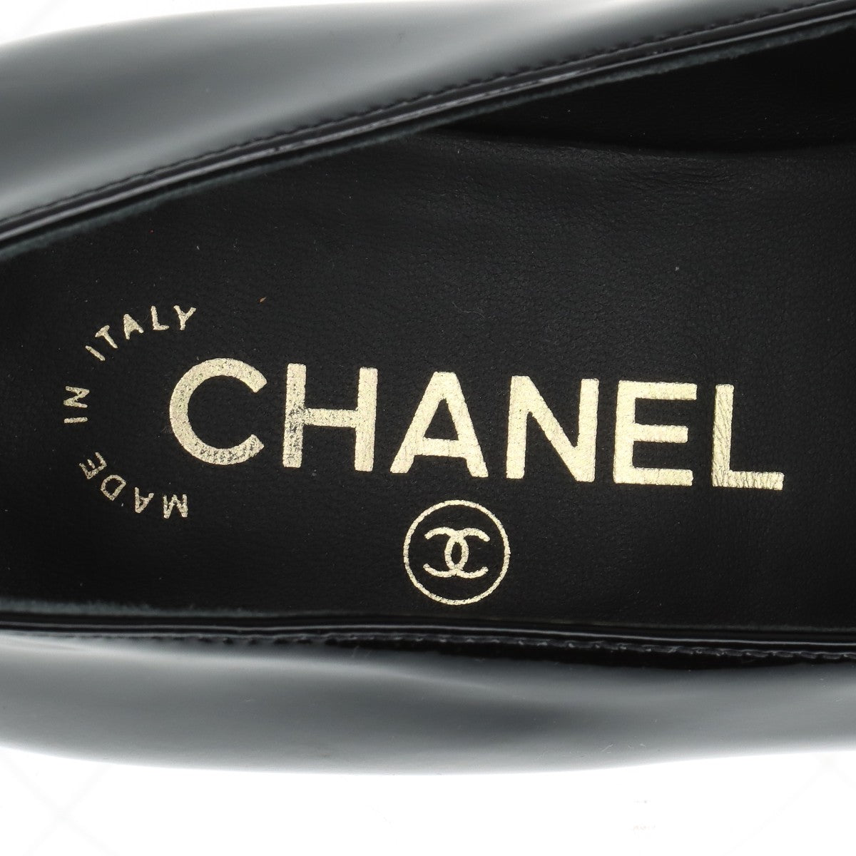 Chanel Loafers Coco Patent Leather EU36 1/2  Black G39154