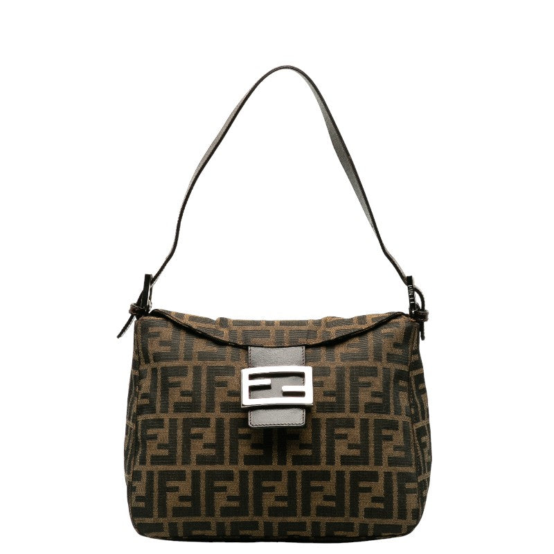 Fendi One-Shoulder Bag Handbag Brown Leather  Fendi