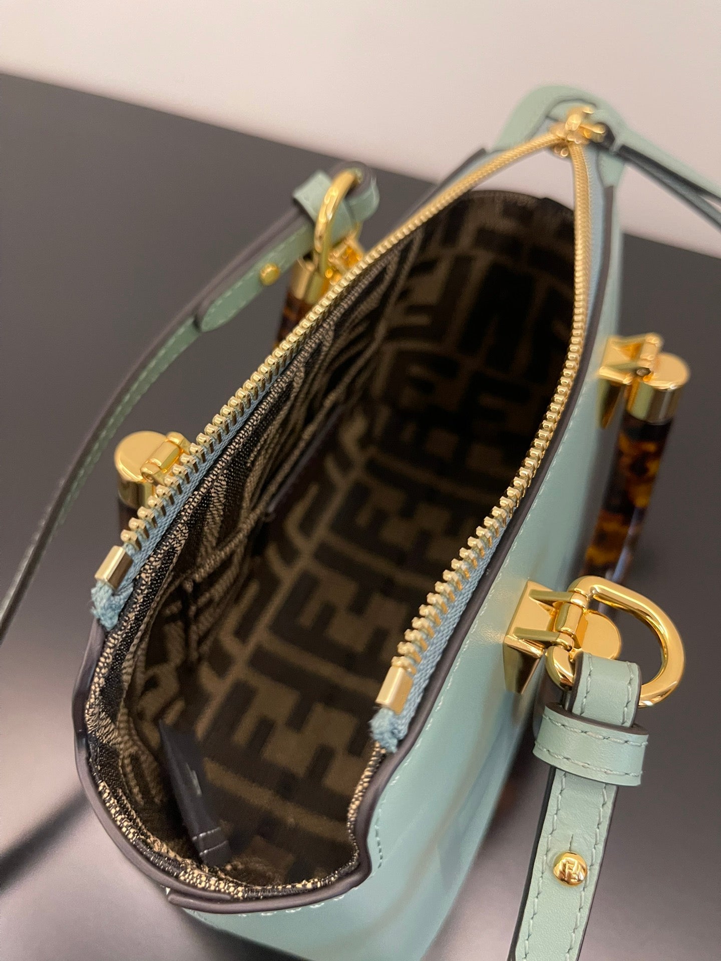 Fendi By The Way Mint Green Mini Bag