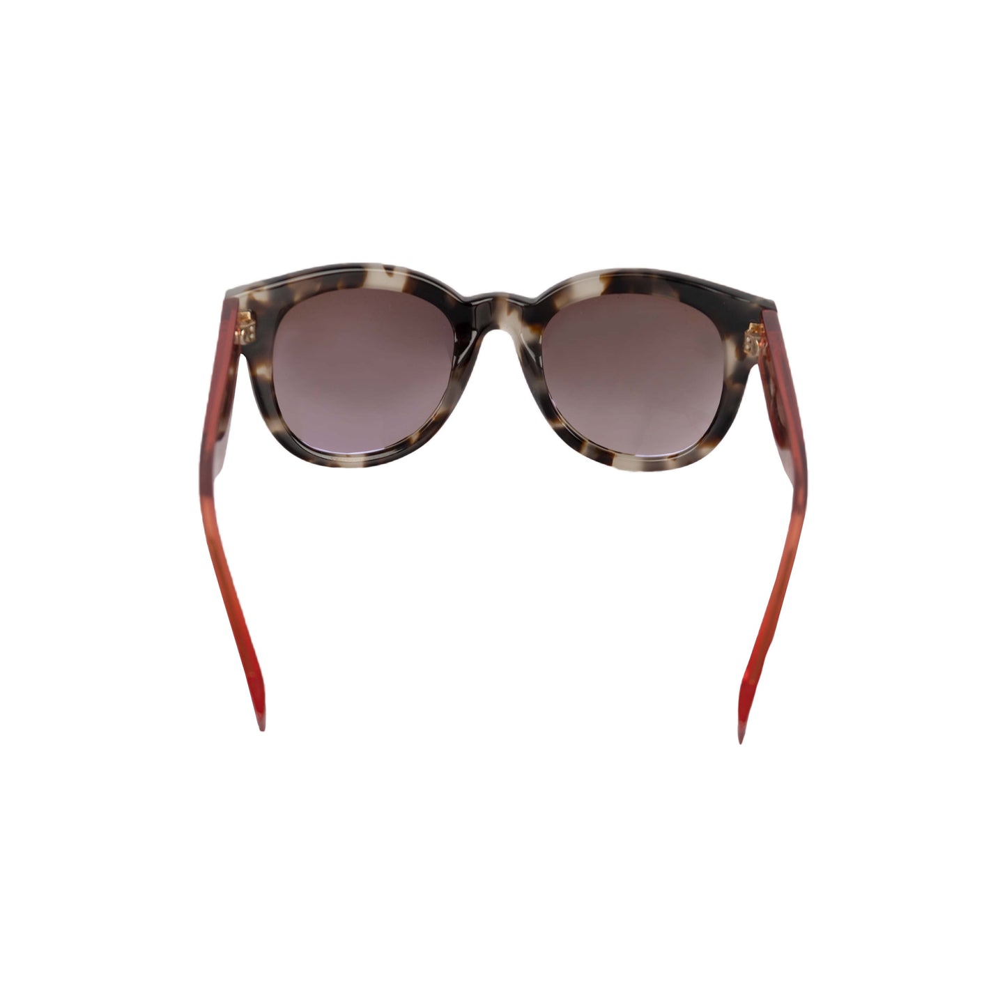 Fendi Acetate and Tortoiseshell Colorblock Sunglasses - '10s