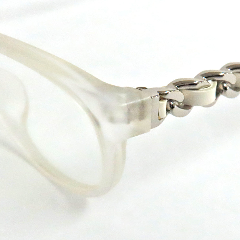 Chanel Sunglasses Glasses Ivory 3268 C660 Coco Chain Template Clear Degree Lens 5317 140 Mini