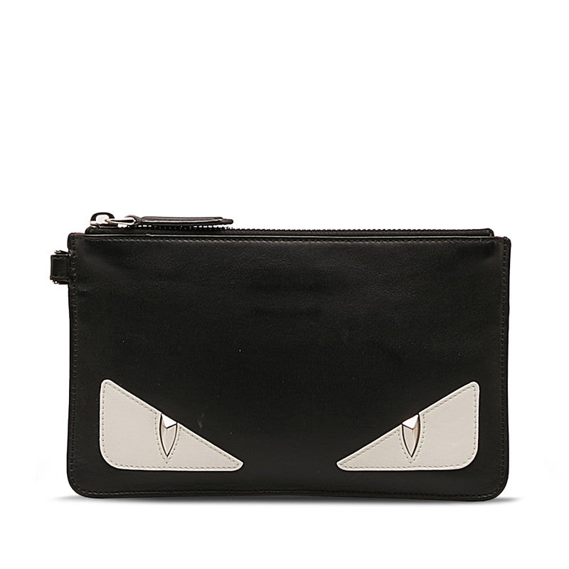 Fendi Monster Bagzai  Black Leather  Fendi