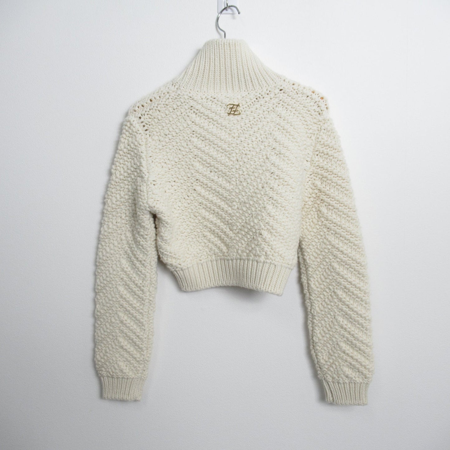 Fendi Fendi s  Tops Wool  White FZX719AHEE