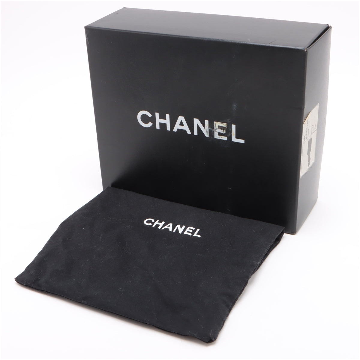 Chanel Logo Vintage  Waistport Black Silver G