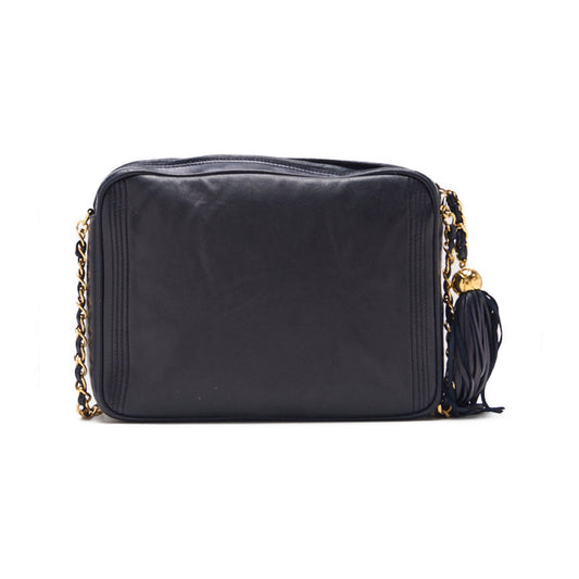 Chanel Coco Chain Shoulder  Fringes  Navy (Gen Gold ) Shoulder Bag   Ship Free Shipping] Navy s Online