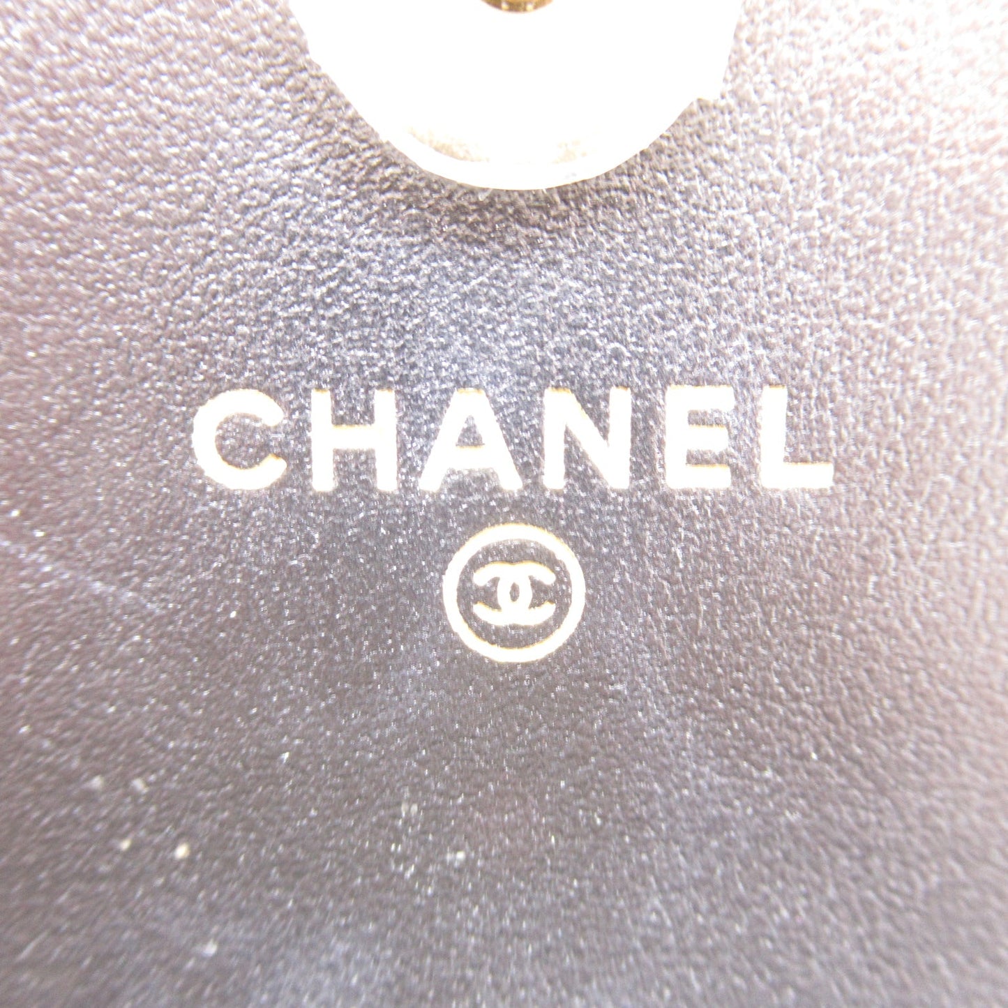 CHANEL  Pearl Wallet Shoulder Bag  S  Black Rams