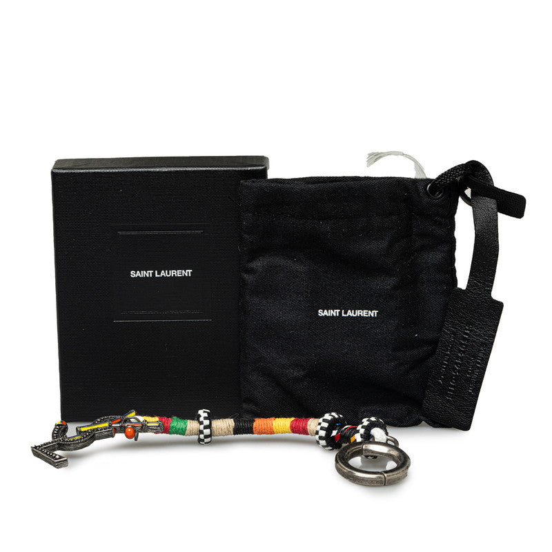 Saint Laurent Key ring Charm 506496 Black Red Multicolor Metal  Saint Laurent