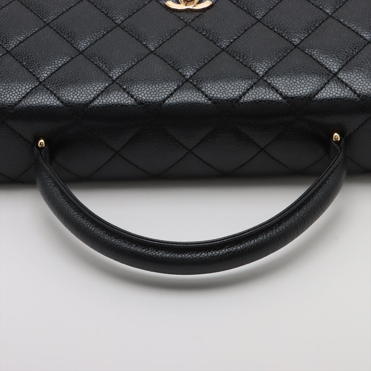 Chanel Matrasse Caviar S Handbag Kelly Black G  7th