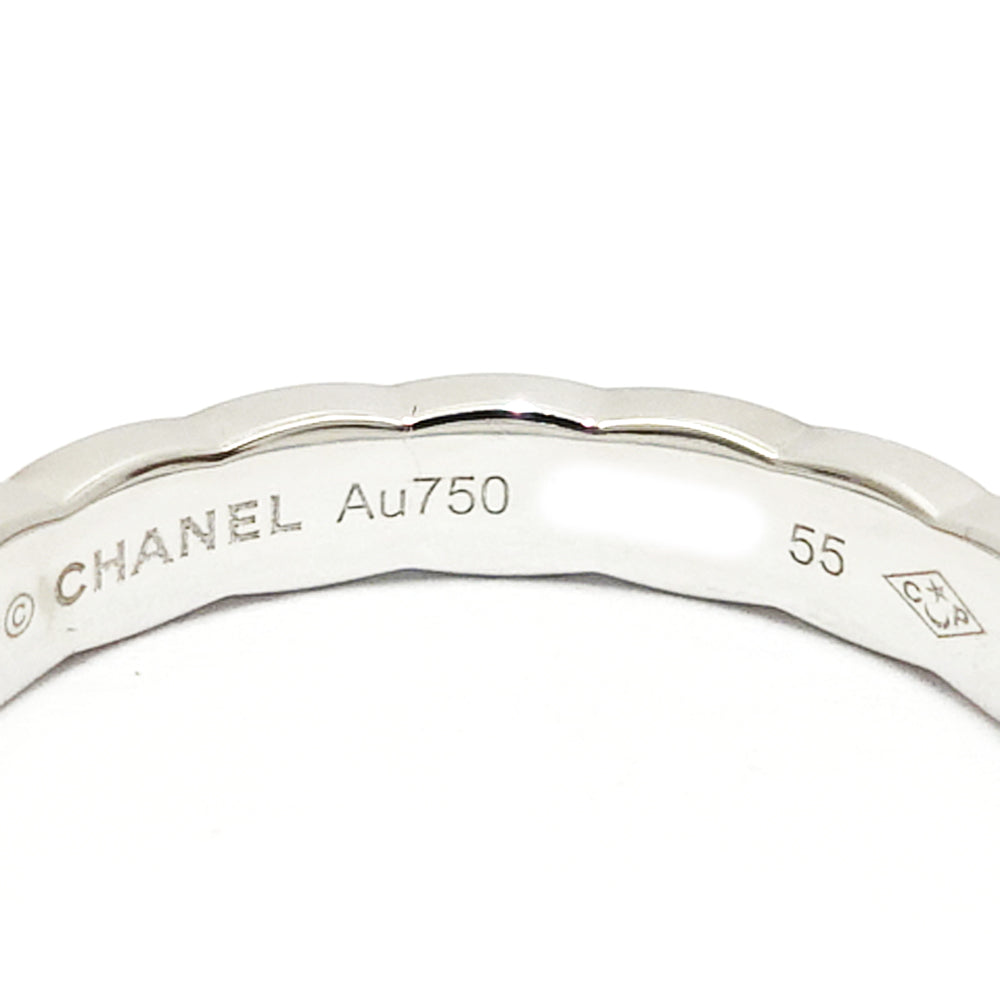 CHANEL K18WG Coco Mini Model Diamond Full-Etenance Ring 750WG Jewelry J11871