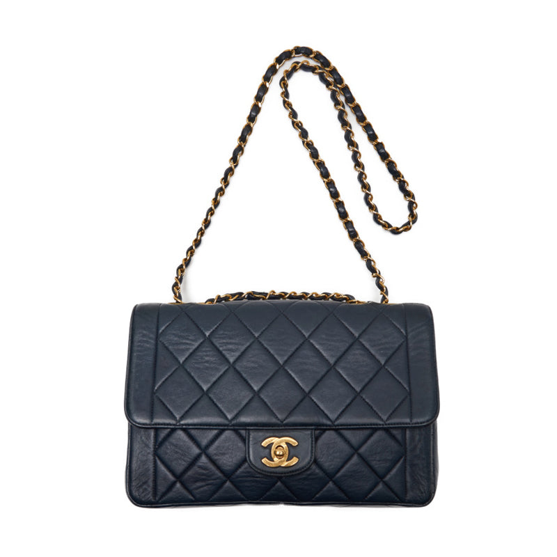 Chanel Matrasse  Flaster Chain Shoulder  Navy  Shoulder Bag Mini Shoulder Bag  Shoulder Bag Hybrid   Delivery] Dharma Sharma Online