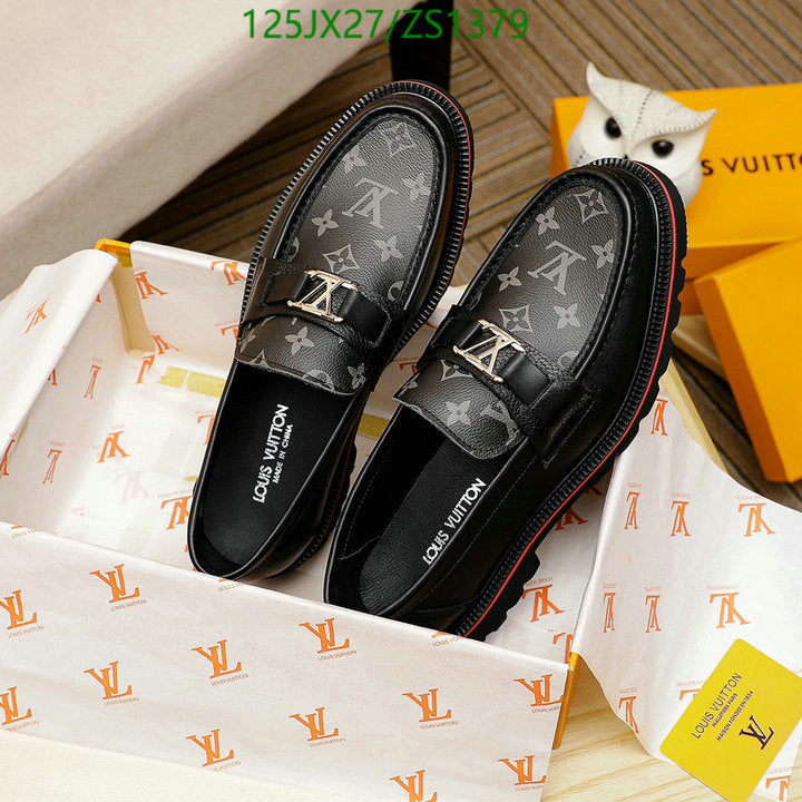 Louis Vuitton Mokassins Academy leather flats