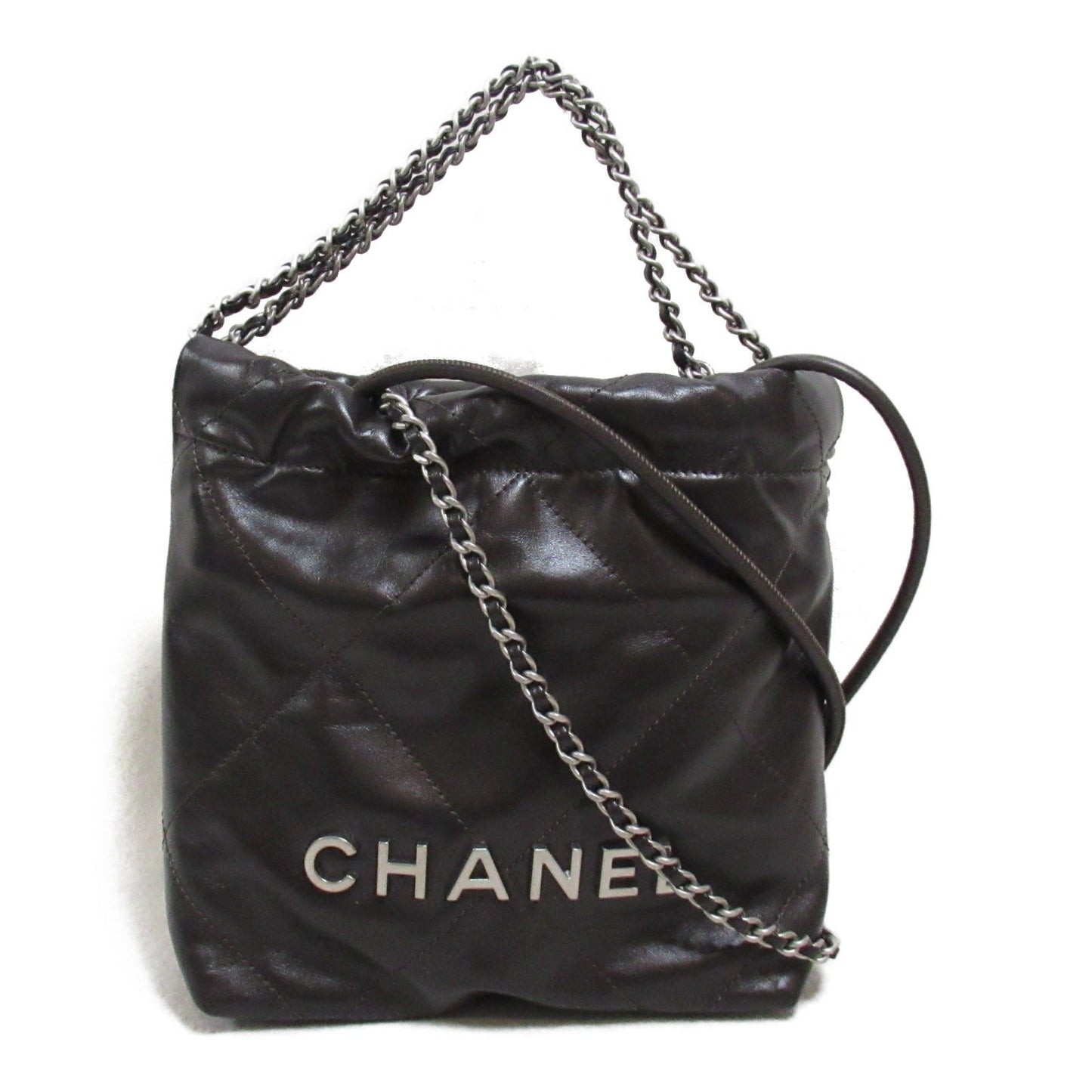 CHANEL CHANEL 22 Chain Shoulder Bag Mini 2w Shoulder Bag  (Bosque)  Black