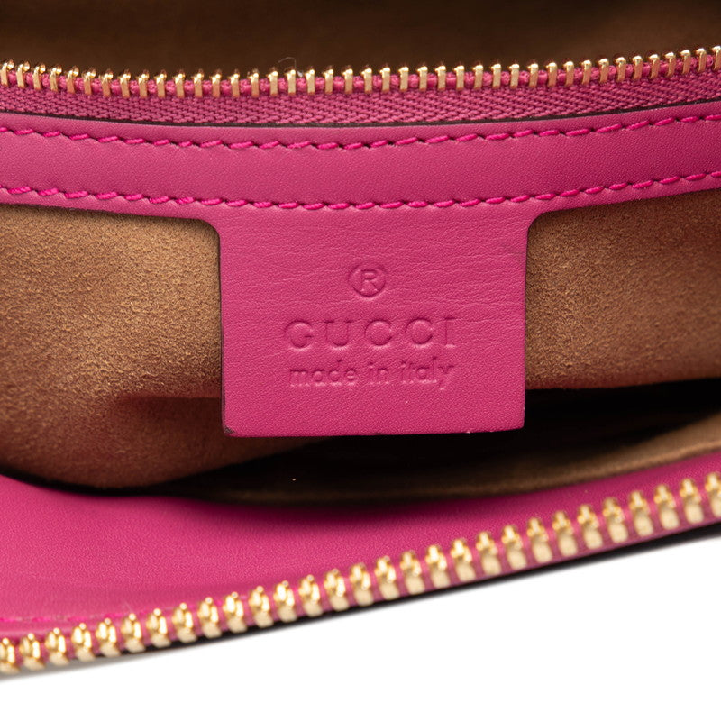 Gucci Beige Pink GG Handbag