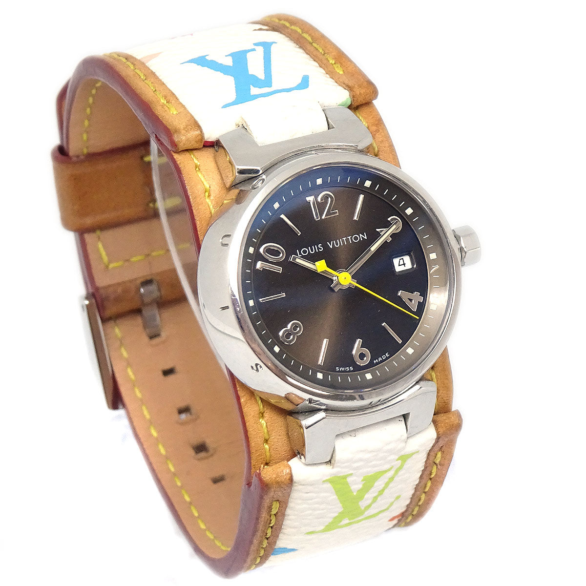 Louis Vuitton Monogram Multicolor Tambour Watch Q1211