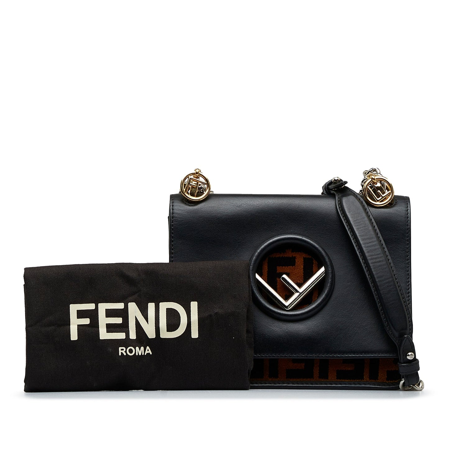 FENDI Zucca Kan I F Crossbody Bag