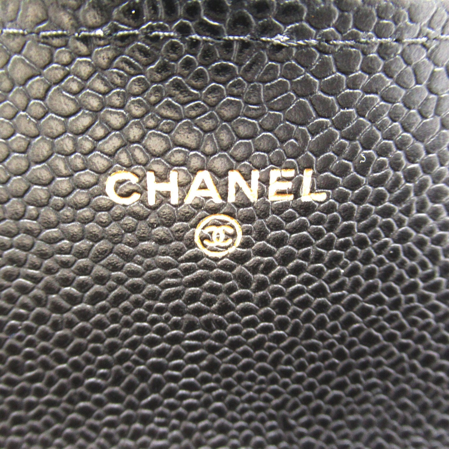 Chanel Zip Long Wallet Double Fold Wallet Caviar S  Black Box