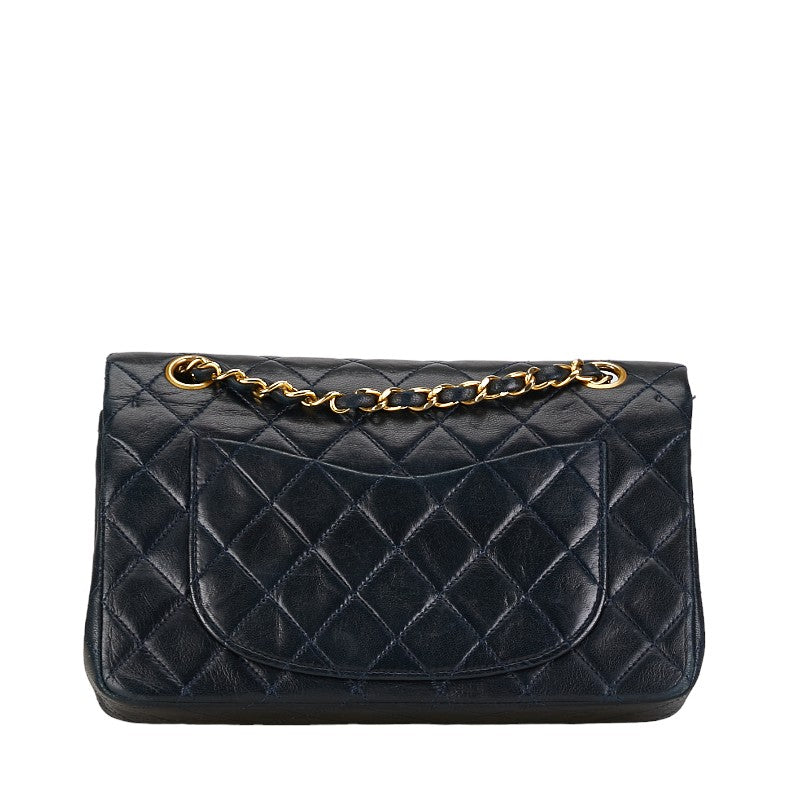 Chanel Mattrase 23 Coco Double Flap Chain Shoulder Bag Black Leather  Chanel