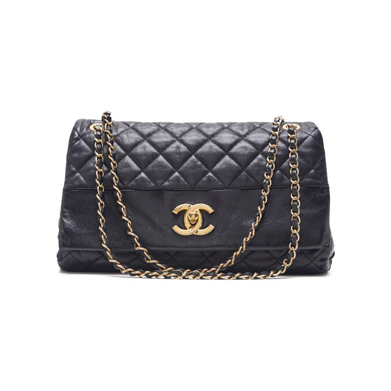 Chanel Matrasse Turn-Lock Single Flap  Black  Shoulder Bag  Shoulder Bag Ladies Hybrid Bag  Delivery Dutch Shark Online