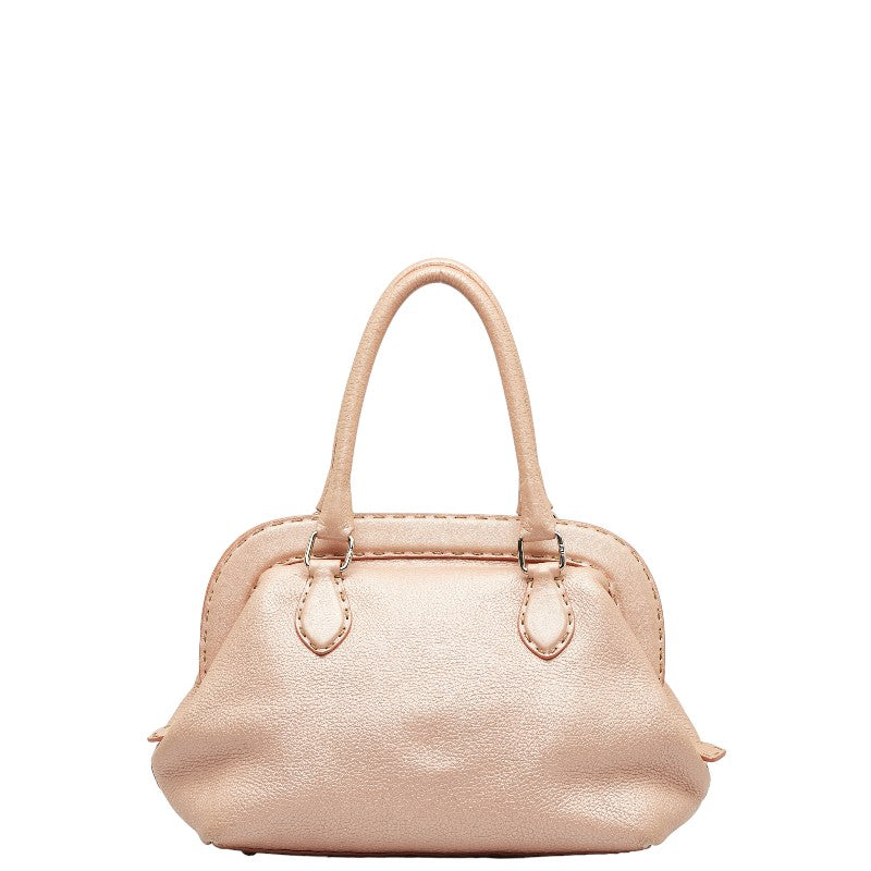 Fendi Celeria Handbag Pink G Leather  Fendi