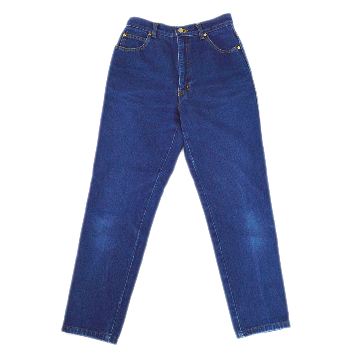 Yves Saint Laurent Denim logo-embroidered straight-leg jeans #40