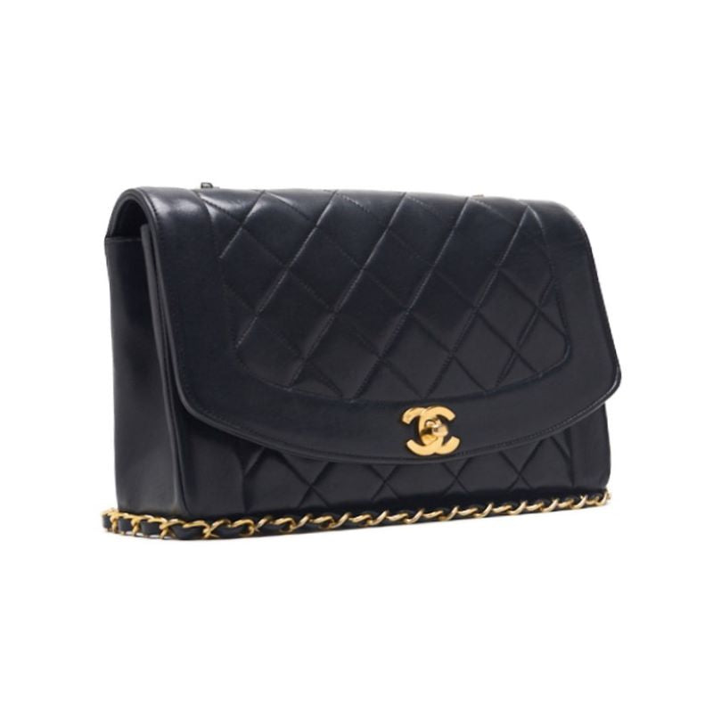 Chanel Matrasse Dianaflap Chain Shoulder  Black  Shoulder Bag Mini Shoulder Bag  Bag Hybrid 【 Ship】  Mountain Bookstore Online