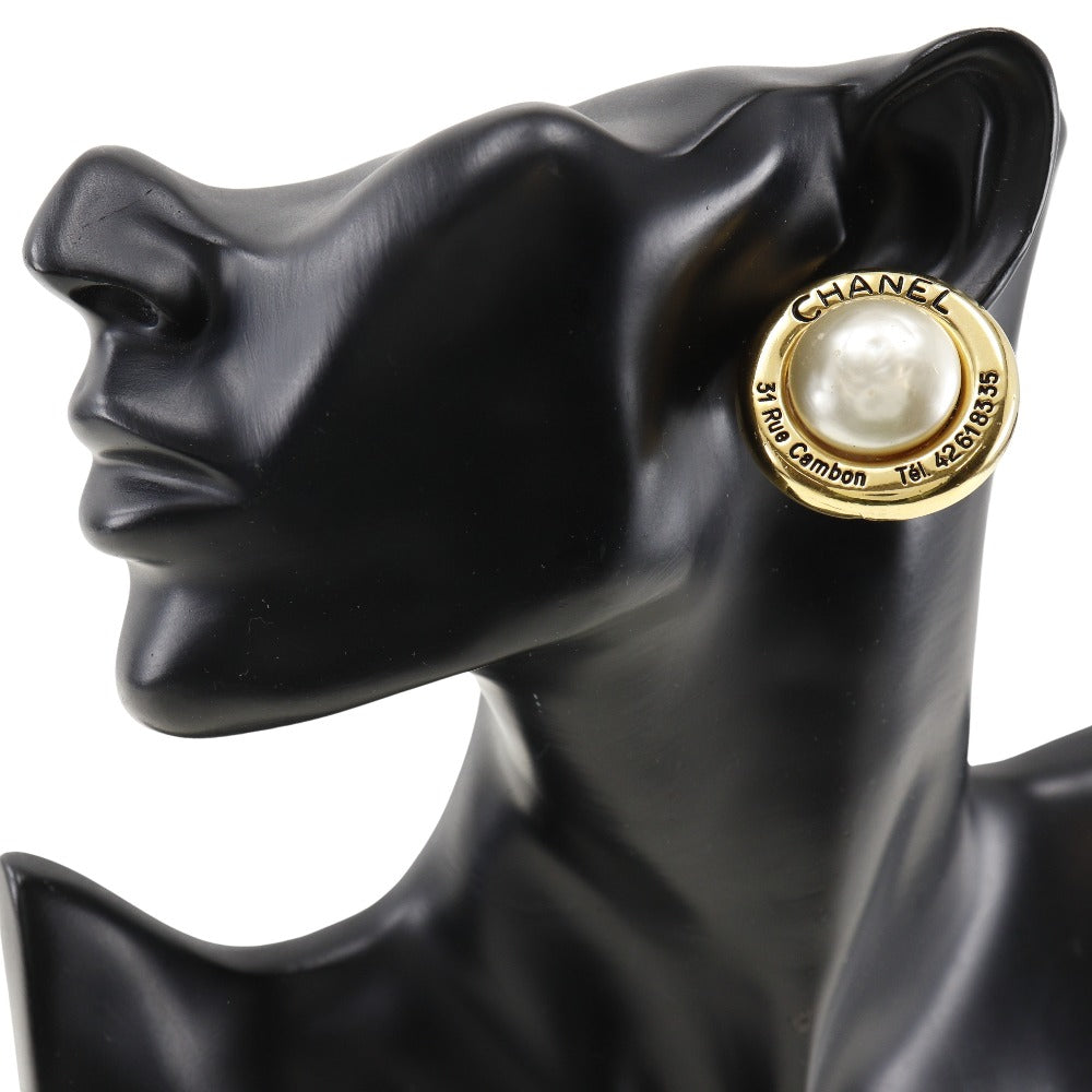 Chanel Chanel Earring G    Pearl  44.3g   Earring    & Buy