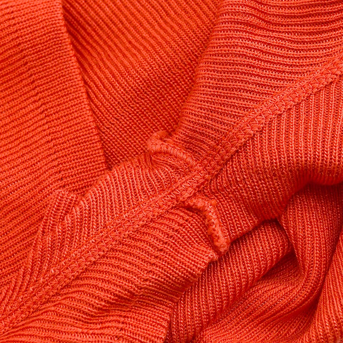 Chanel Setup Knit Tops Pants Orange 96P #40