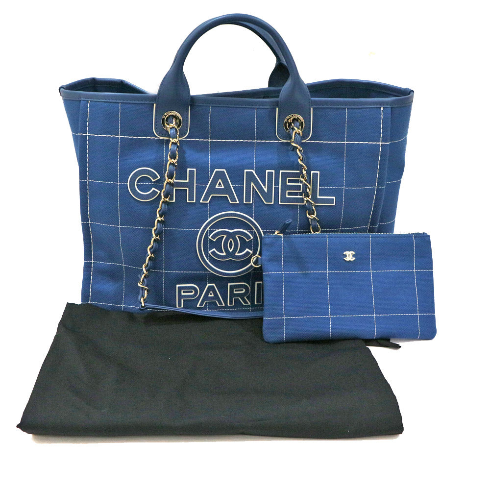 CHANEL 2023 Cruise Deauville 2w A66941 Blue