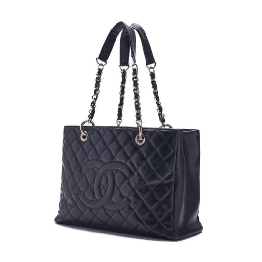 Chanel Matrasse GST Chantrot Caviar S Black (Silver G ) Tote Bag  Tote Bag Vertical Tooth Bag Ladies Tooth Bag Hybrid 【 Delivery】 Dandy Shambhala Online