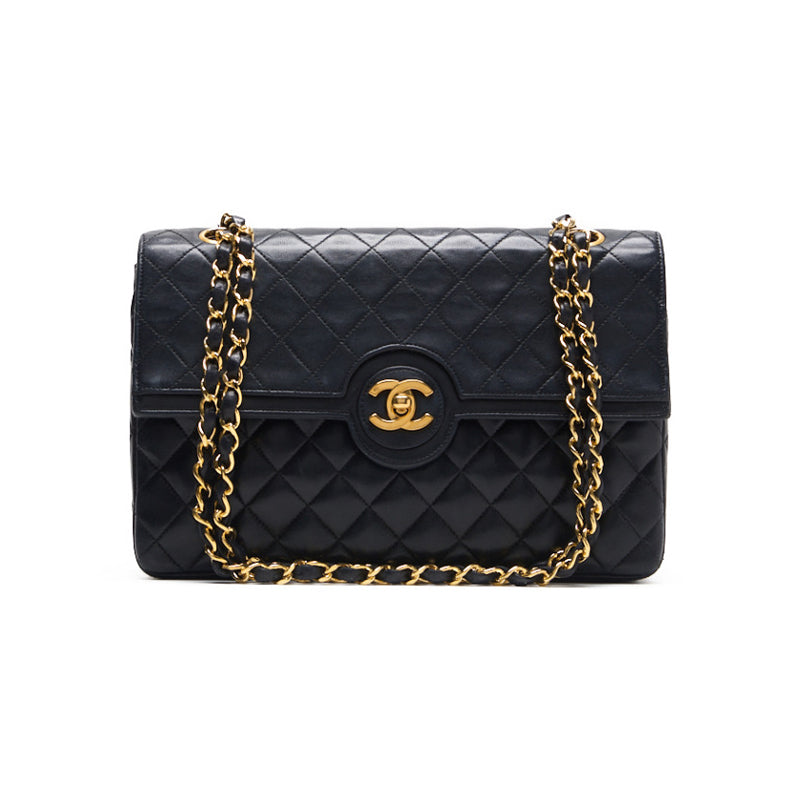 Chanel Matrasse  Flap Turnlock Chain Shoulder  Black   Shoulder Bag Ladies Shoulder Bag Hybrid 【 Ship】 Ladies Shoulder Bag Ladies Shoulder Bag