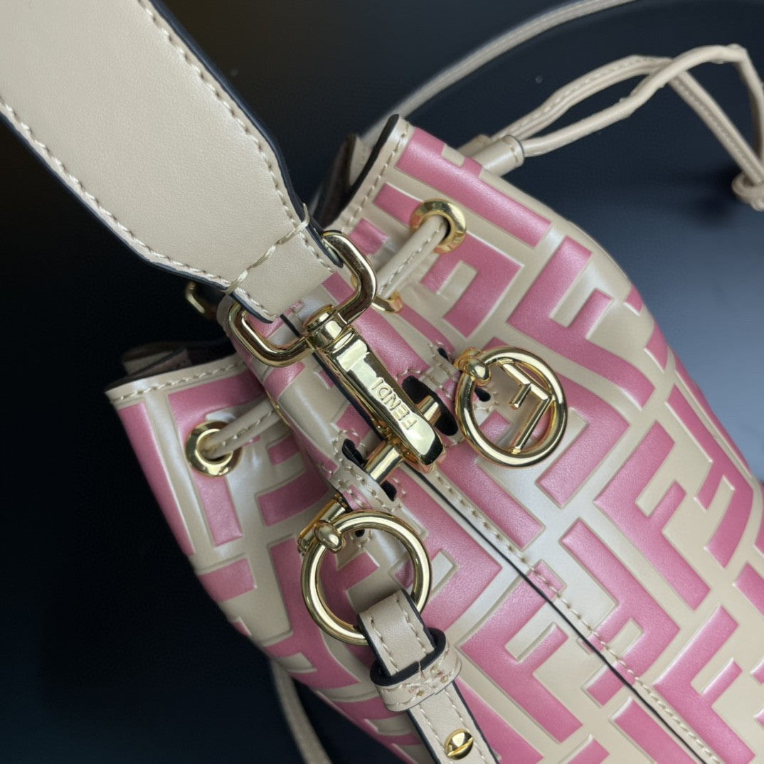 Fendi Mon Tresor Pink Mini Bag For Woman 18cm/7in