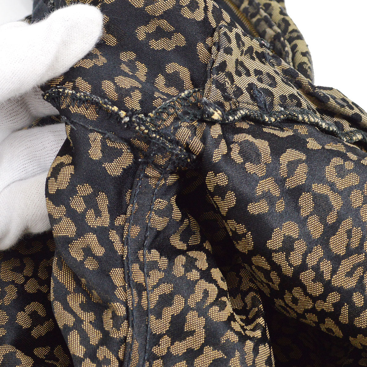 FENDI 80s leopard-print tapered trousers #43