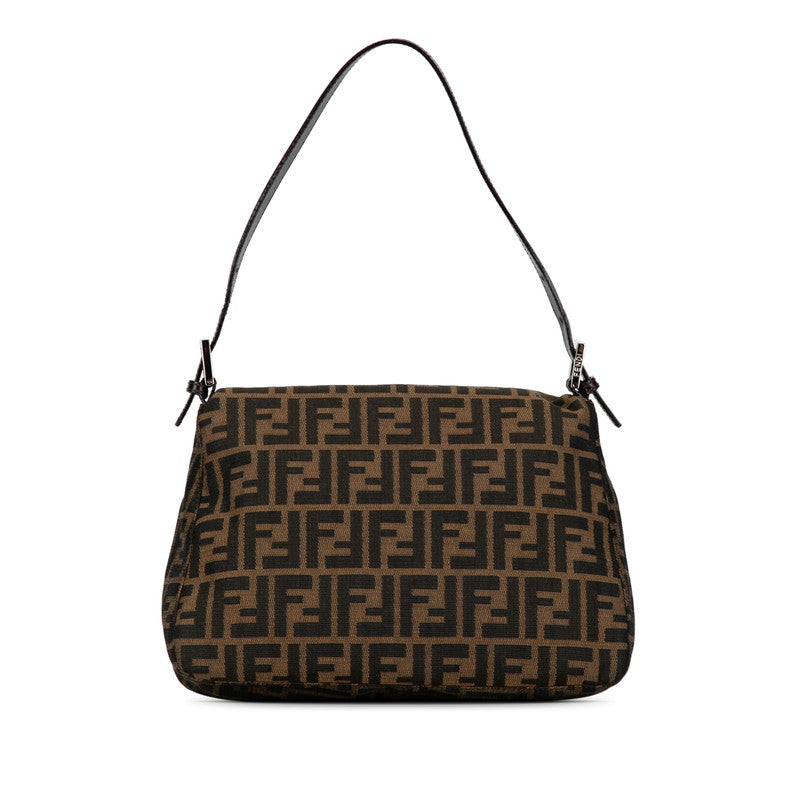 FY ZUCKA MANMABACKET HANDBACK 26325 Brown canvas leather ladies FENDI