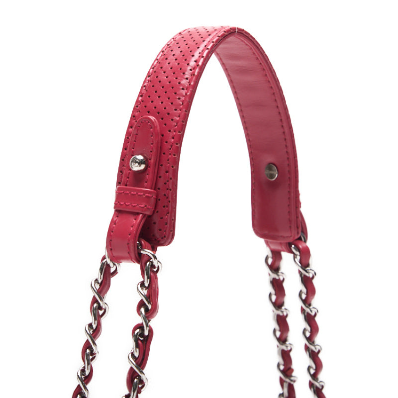 Chanel Matrasse Single Flap Chain Shoulder  Glass Red (Silver G ) Shoulder Bag  Bag Ladies Bag Hybrid 【 Ship】 Ladies Online