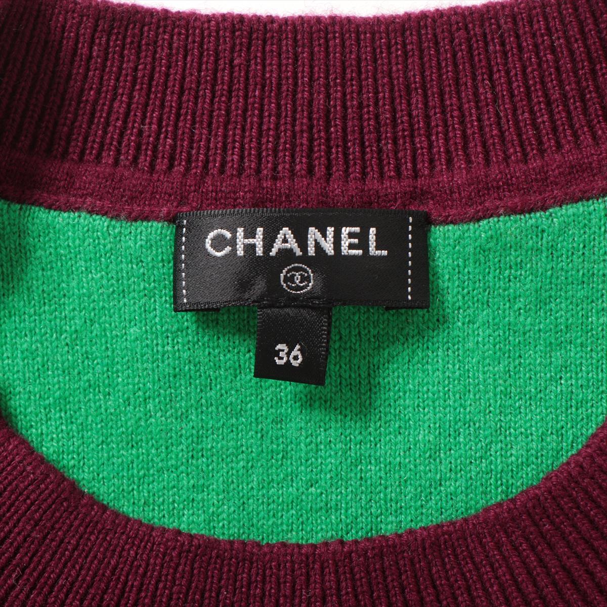 Chanel Coco 21P Cashmere  36  Bordeaux P70525K10076