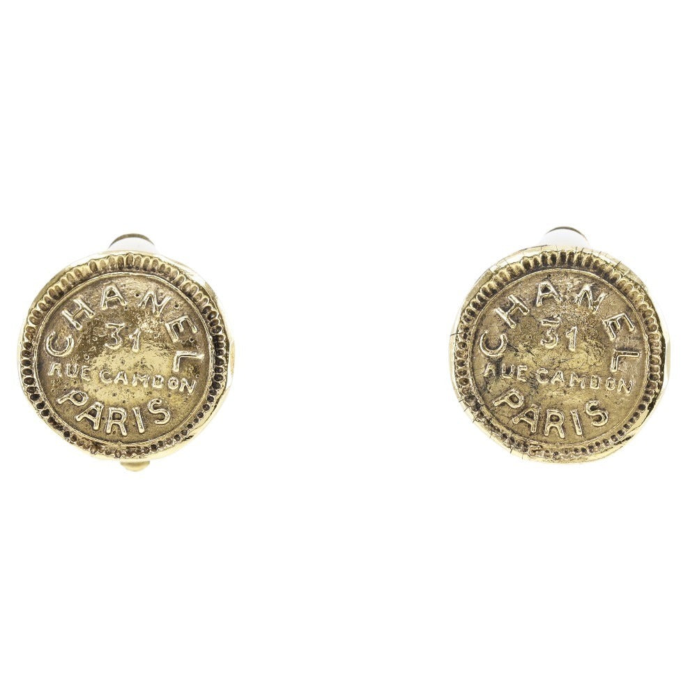 CHANEL CHANEL 31 RUE CAMBON CAMBON Earring Vintage G    10.2g 31 RUE CAMBON