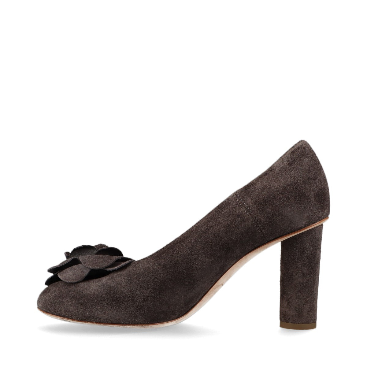 Chanel Coco Suede Pump EU39.5  Gr G32166 Camelia Pearl