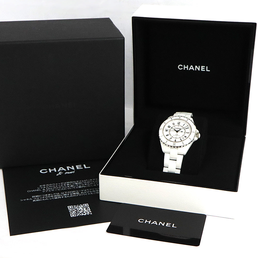 CHANEL J12 Caliber 12.138MM H7500 Ceramic White Automatic Volume Unisex