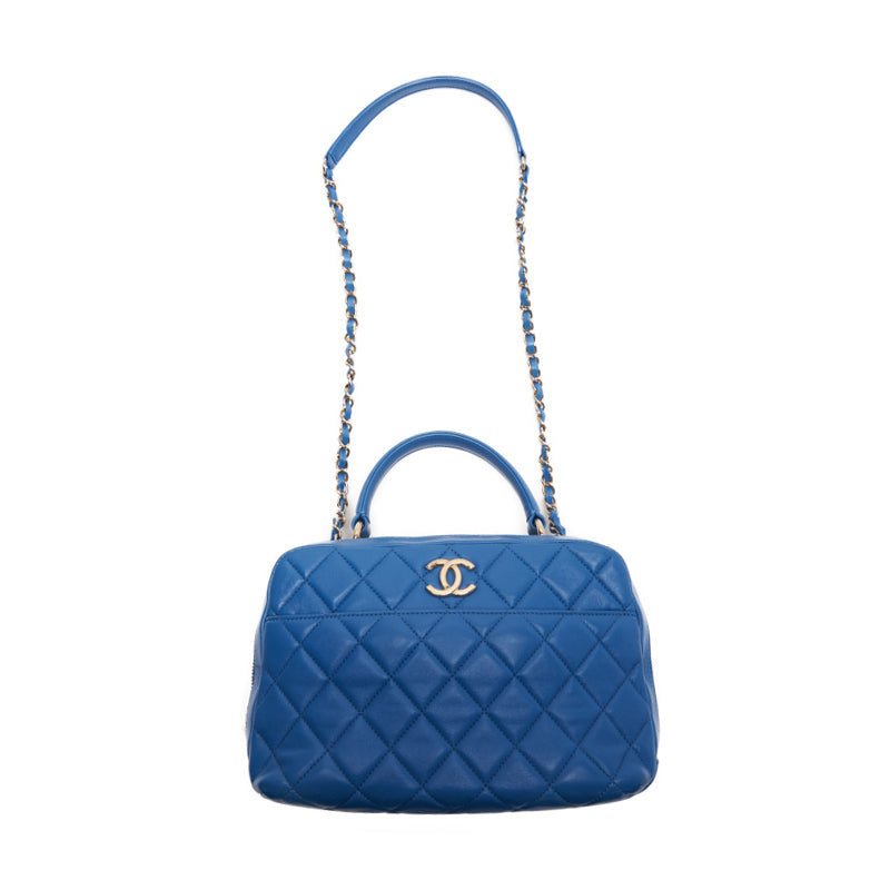 Chanel Matrasse Square  Top Logo 2w Chain Shoulder  Light Blue  Handbag  Handbag Ladies Handbag Hybrid   Ship] Ladies Online