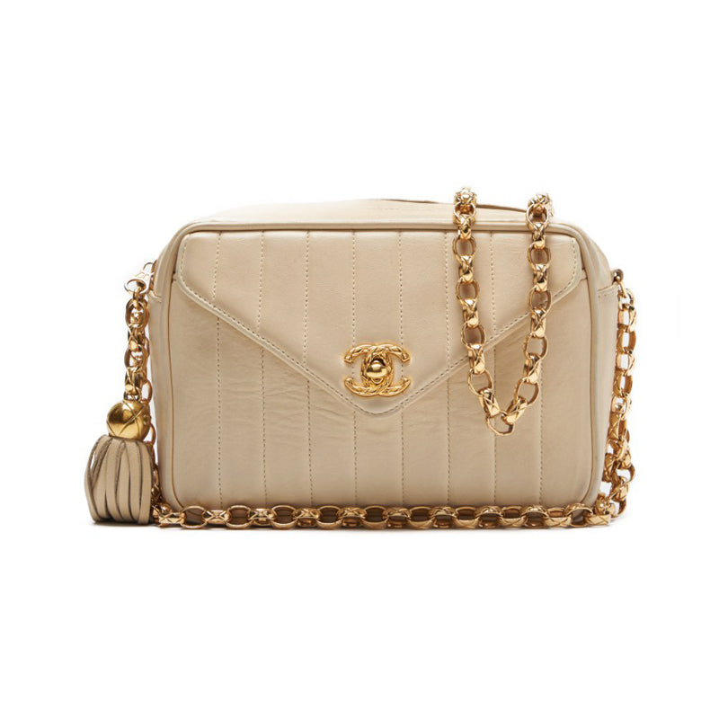 CHANEL CHANEL Mademoiselle Fringe Vision Chain Shoulder  Ivory  Shoulder Bag Mini Shoulder Bag  Shoulder Bag Hybrid   Ship] Himalan Bookstore Online