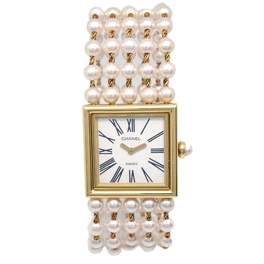 Chanel 1990 Baby Pearl Mademoiselle Watch #M