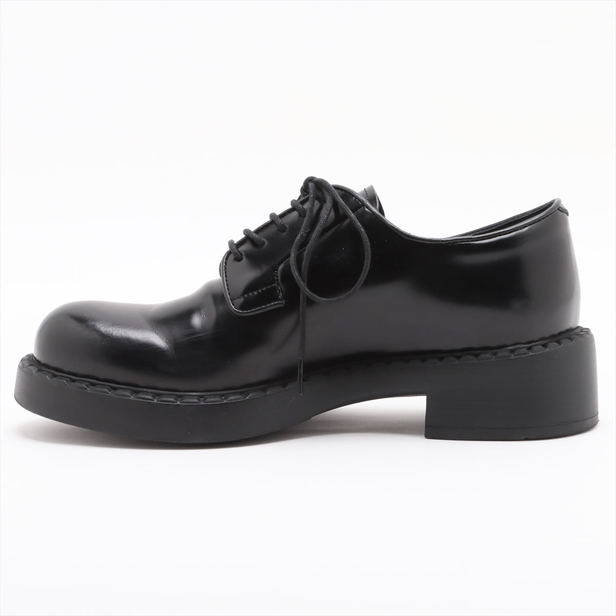 Prada Leather Shoes 36  Black