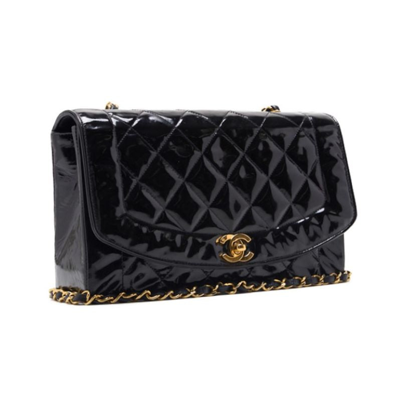 Chanel Matrasse Dianaflap Chain Shoulder Emalje Black  Shoulder Bag Mini Shoulder Bag  Bag Hybrid 【 Ship】  Yaboo Online